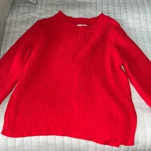 cute red sweater
